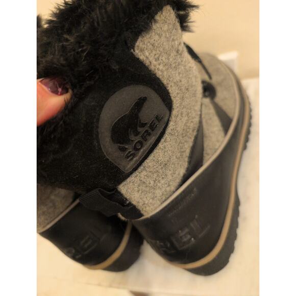 Sorel Tivoli Iv Grey and Black Snow Boots size 8 - Picture 8 of 10